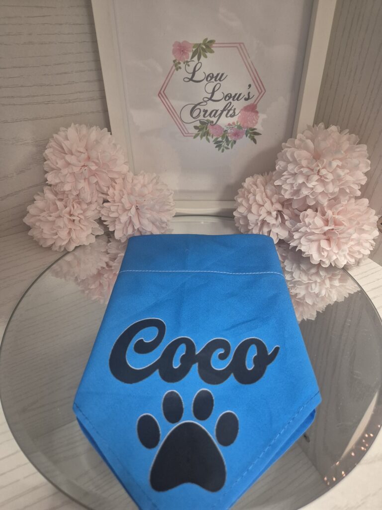 Personalised Dog Bandana Medium