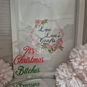 It's Christmas Bitches Flat Bauble