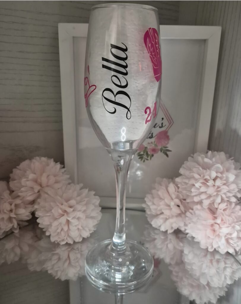Champagne Flute Cowgirl