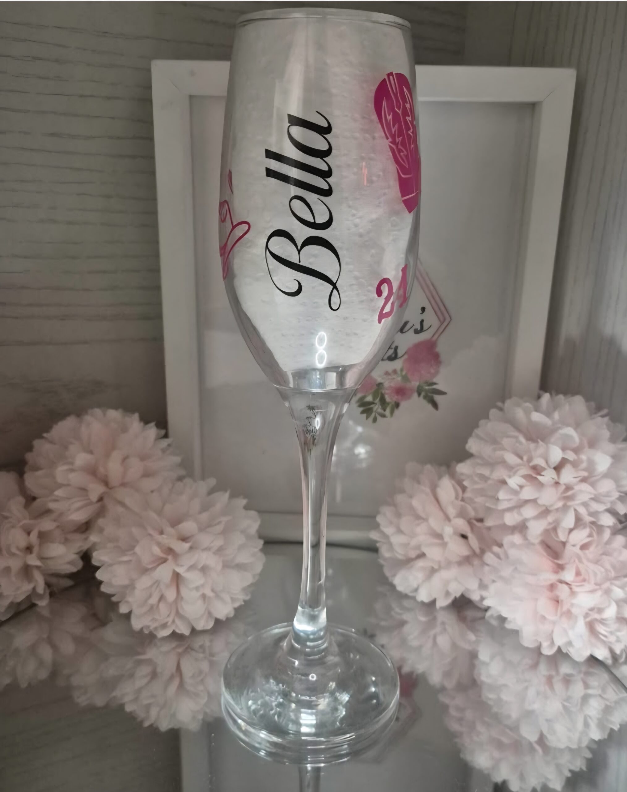 Champagne Flute Cowgirl
