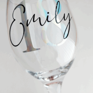 Personalised Wine Glass
