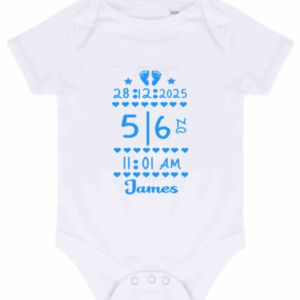 Perfect keepsake baby vest gift